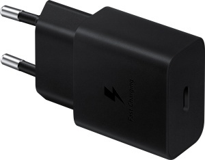 мережева зарядка SAMSUNG 15W Power Adapter (w/o Cable) - Black /EP-T1510NBEGRU фото