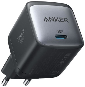 мережева зарядка ANKER PowerPort 713 Nano II - 45W USB-C GaN (Чорний) фото