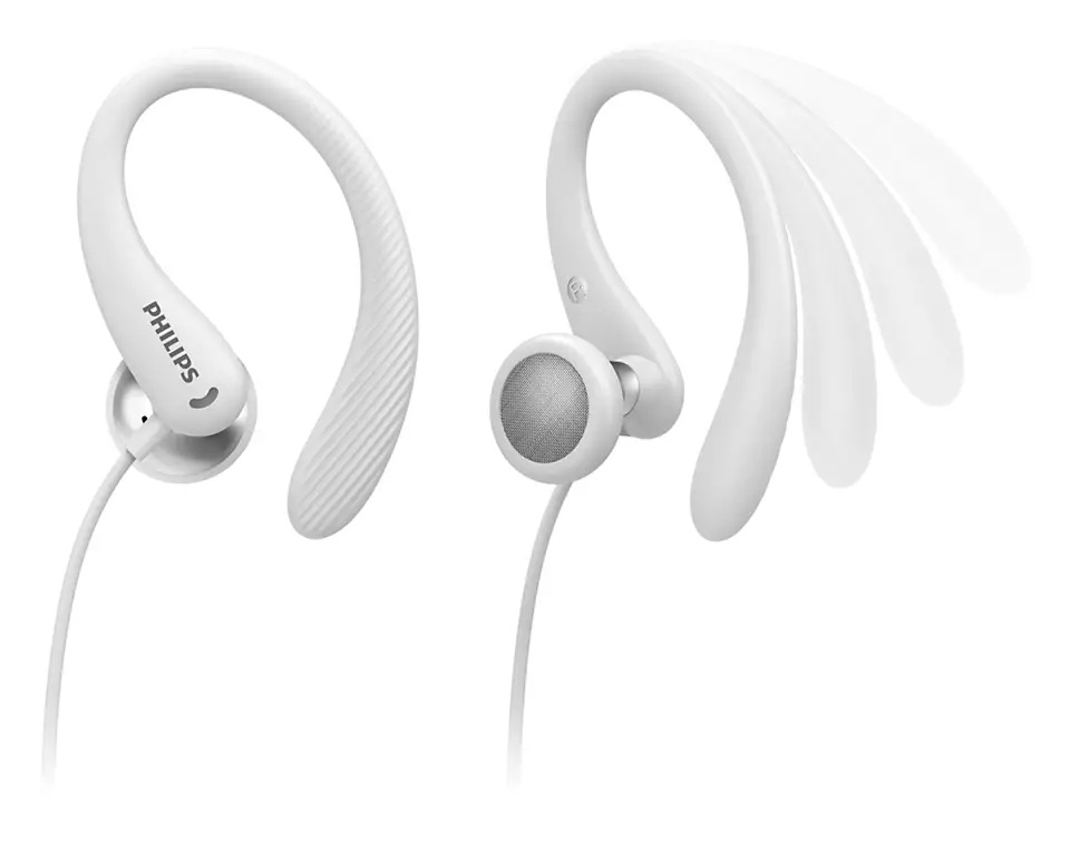 Навушники In-ear Philips TAA1105 IPX2, 3.5 mini-jack, Mic, Білий фото