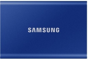 ssd зовнішній SAMSUNG T7 1TB USB 3.2 GEN.2 BLUE (MU-PC1T0H/WW) Твердотілий накопичувач фото