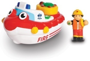 Іграшка WOW TOYS Fireboat Felix Пожежний катер Фелікс (д/купання) фото