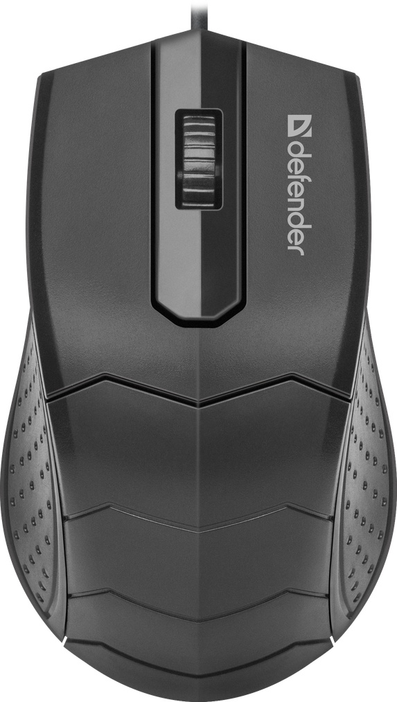 Миша DEFENDER Hit MB-530 чорна, 3 кнопки, 1000DPI фото