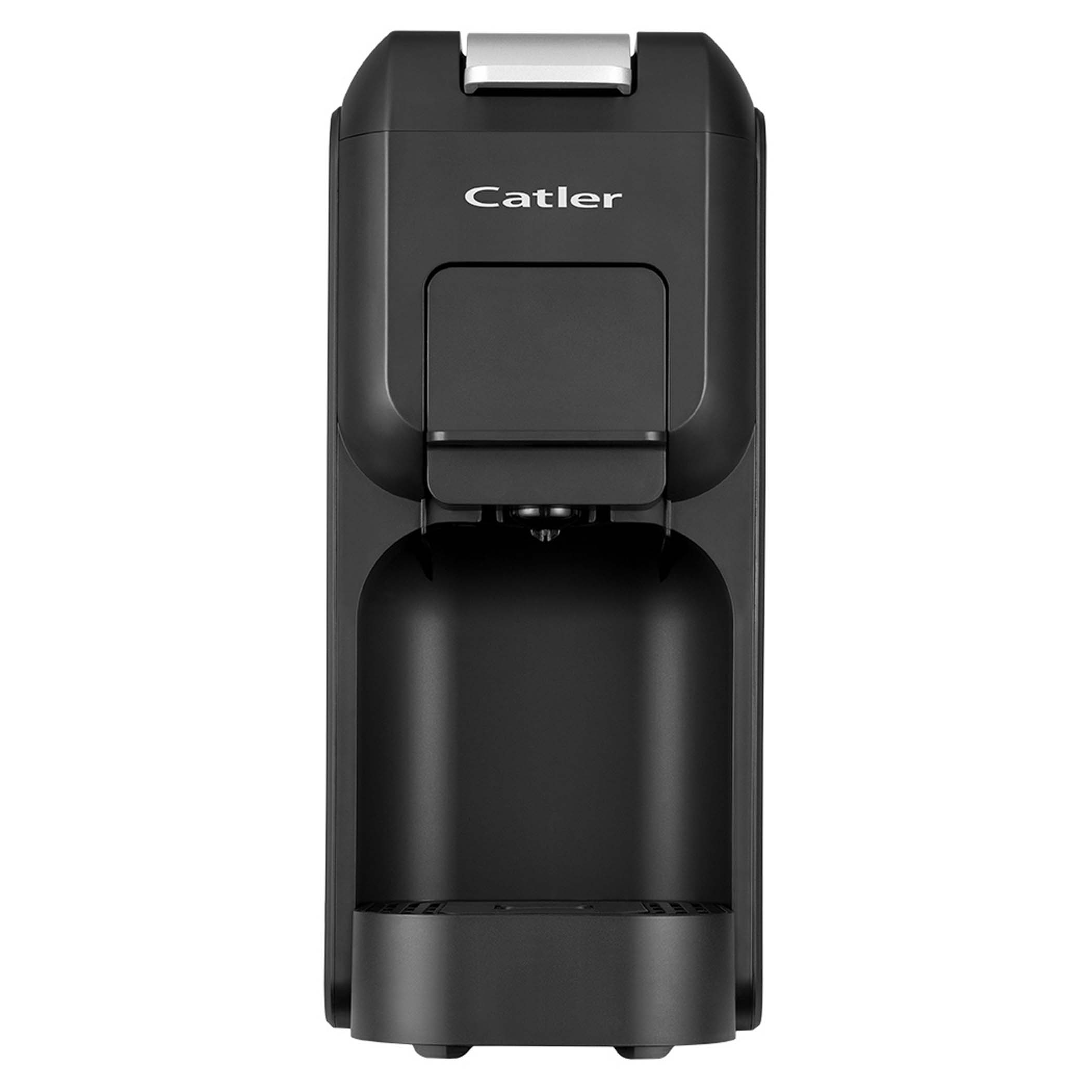 Кавоварка Catler капсульна Porto 0.8л, капсули, мелена кава, механічне керування, чорний фото