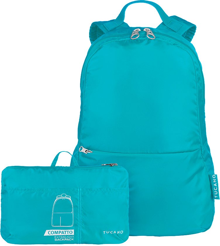 Рюкзак розкладний Tucano Compatto Eco XL, блакитний фото
