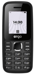 Мобільний телефон ERGO B184 Dual Sim (чорний) фото