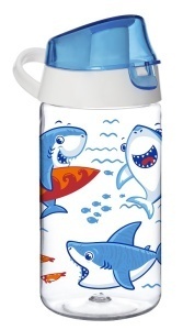 Пляшка д/води пл. HEREVIN PC-Shark 0.52 л д/спорту (161821-370) фото