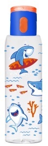 Пляшка д/води пл. HEREVIN Hanger-Shark 0.5 л д/спорту (161417-370) фото