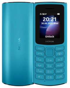 Мобільний телефон NOKIA 105 Dual SIM (cyan) TA-1557 фото