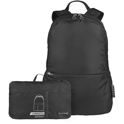 Рюкзак розкладний Tucano Compatto Eco XL, чорний фото