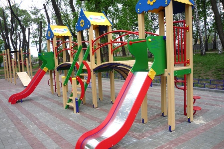 Дитячий ігровий комплекс Карапуз T803 Інтер Атлетика (Україна) фото