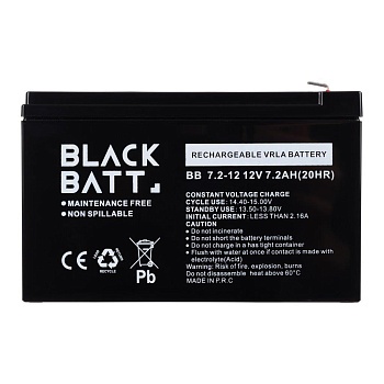 Re/бат Blackbatt 12V/7,2Ah AGM Гелевий акумулятор AGM фото